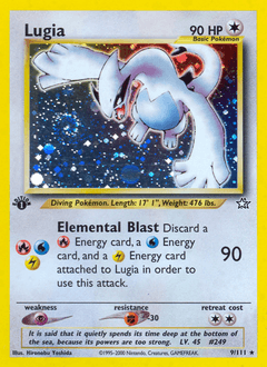 Lugia Neo Genesis Card